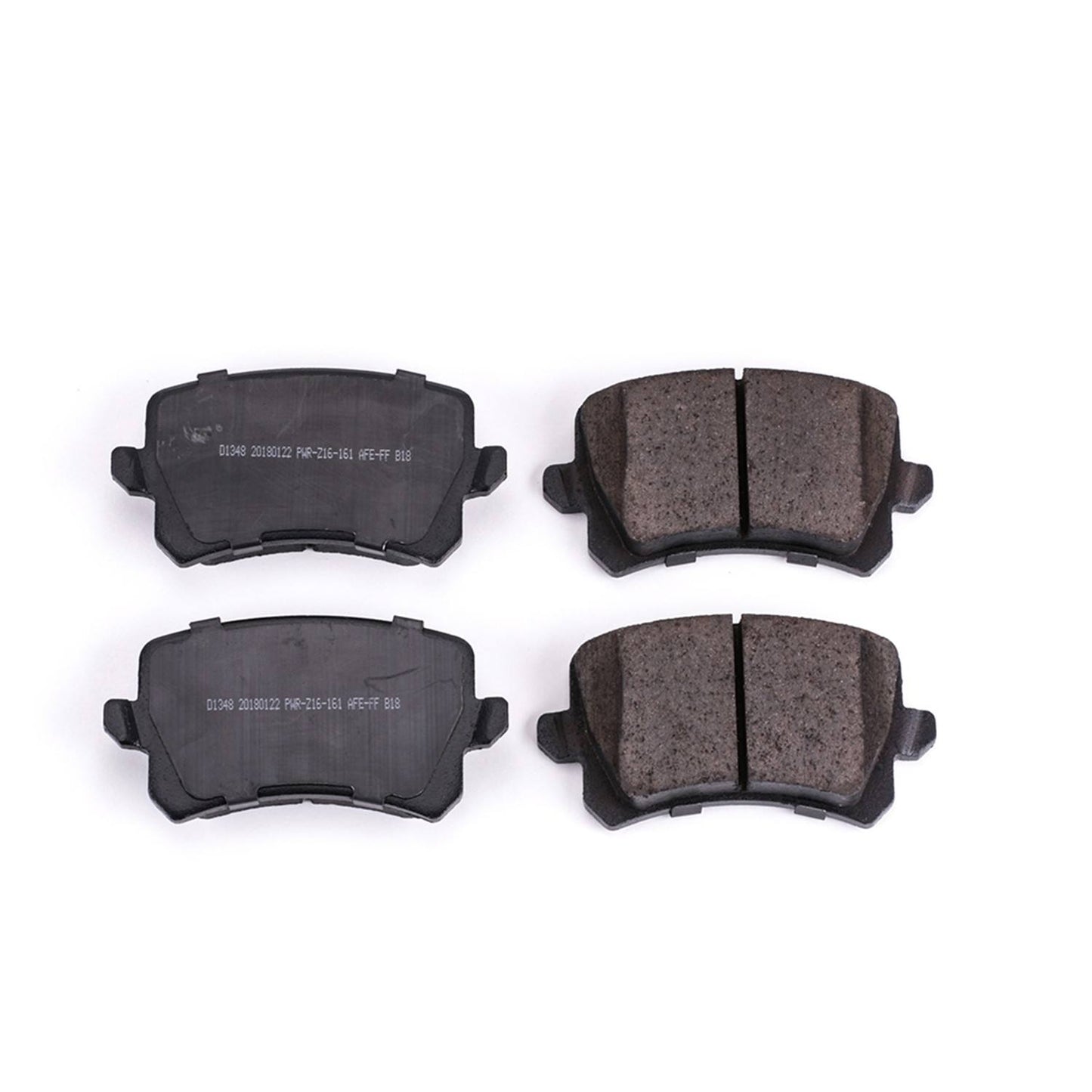 Front View of Rear Disc Brake Pad Set POWERSTOP 16-1348