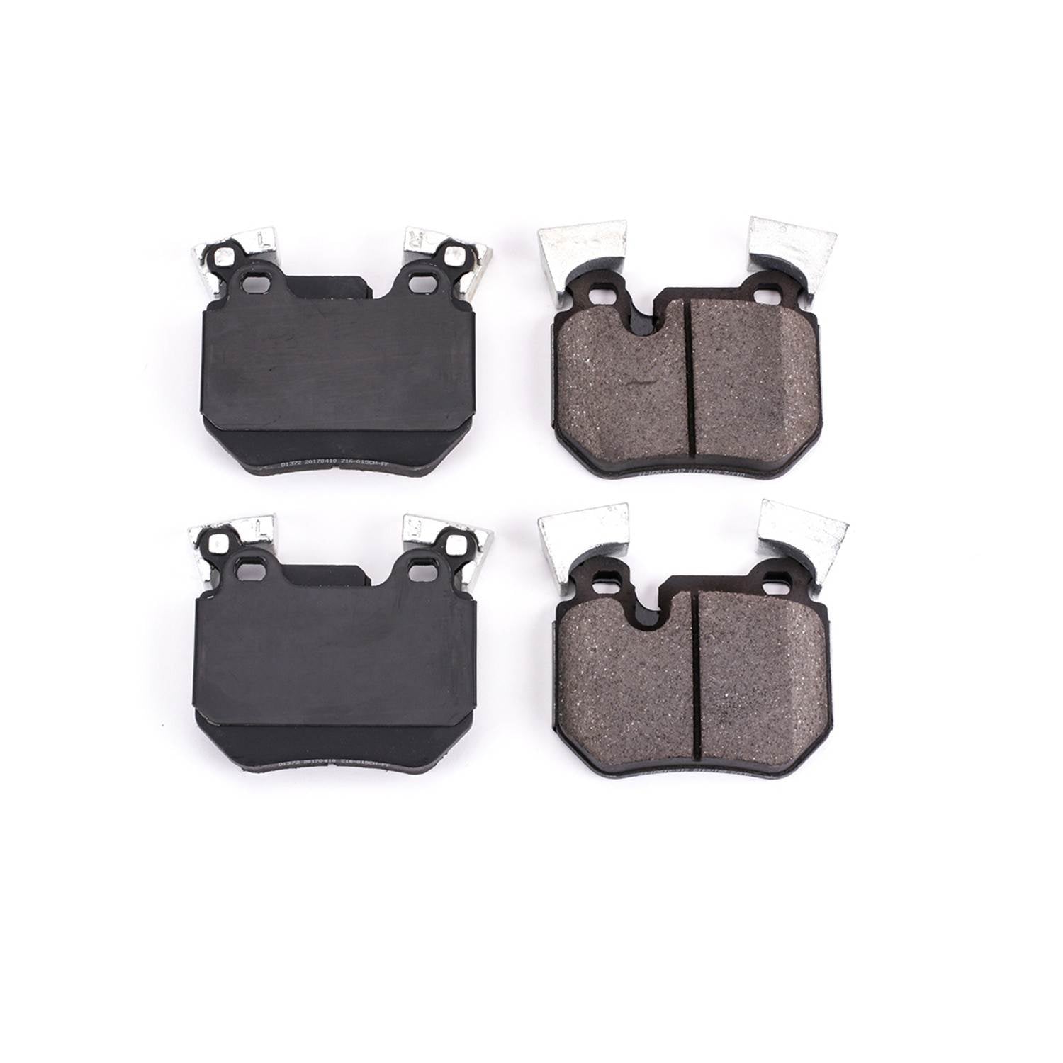 Front View of Rear Disc Brake Pad Set POWERSTOP 16-1372