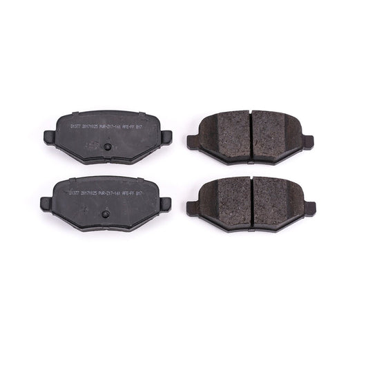 Front View of Rear Disc Brake Pad Set POWERSTOP 16-1377