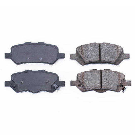 Front View of Rear Disc Brake Pad Set POWERSTOP 16-1402