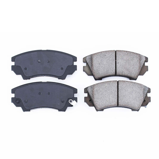 Front View of Front Disc Brake Pad Set POWERSTOP 16-1404