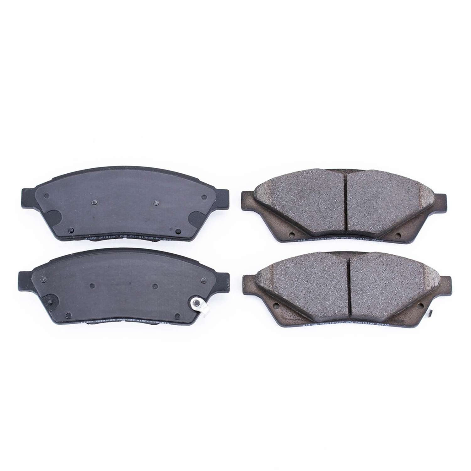 Front View of Front Disc Brake Pad Set POWERSTOP 16-1422