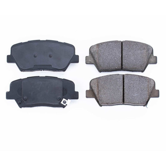 Front View of Front Disc Brake Pad Set POWERSTOP 16-1432