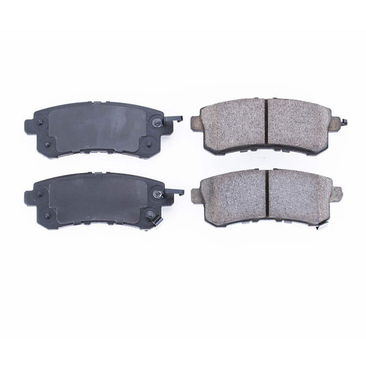 Front View of Rear Disc Brake Pad Set POWERSTOP 16-1510