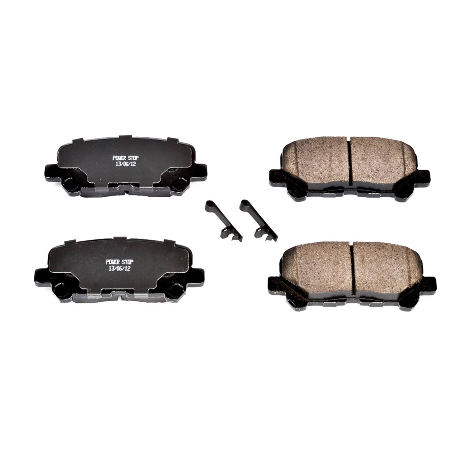 Front View of Rear Disc Brake Pad Set POWERSTOP 16-1585