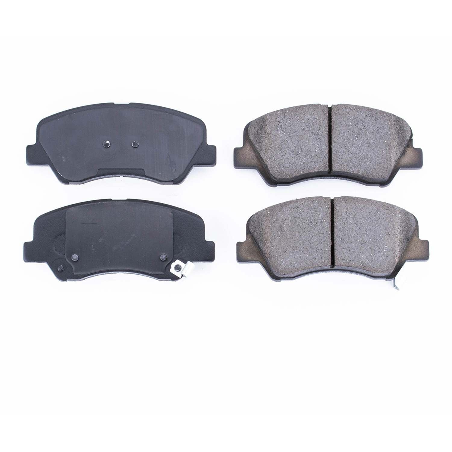 Front View of Front Disc Brake Pad Set POWERSTOP 16-1593