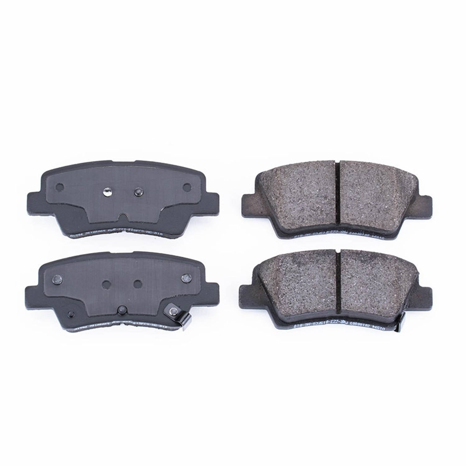 Front View of Rear Disc Brake Pad Set POWERSTOP 16-1594