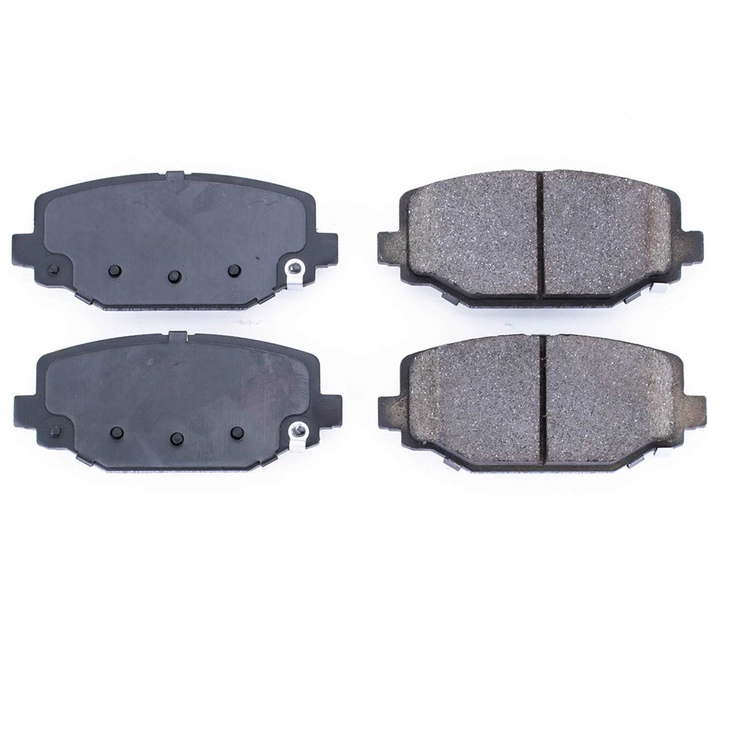 Front View of Rear Disc Brake Pad Set POWERSTOP 16-1596