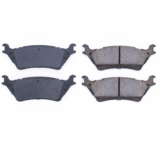 Front View of Rear Disc Brake Pad Set POWERSTOP 16-1602