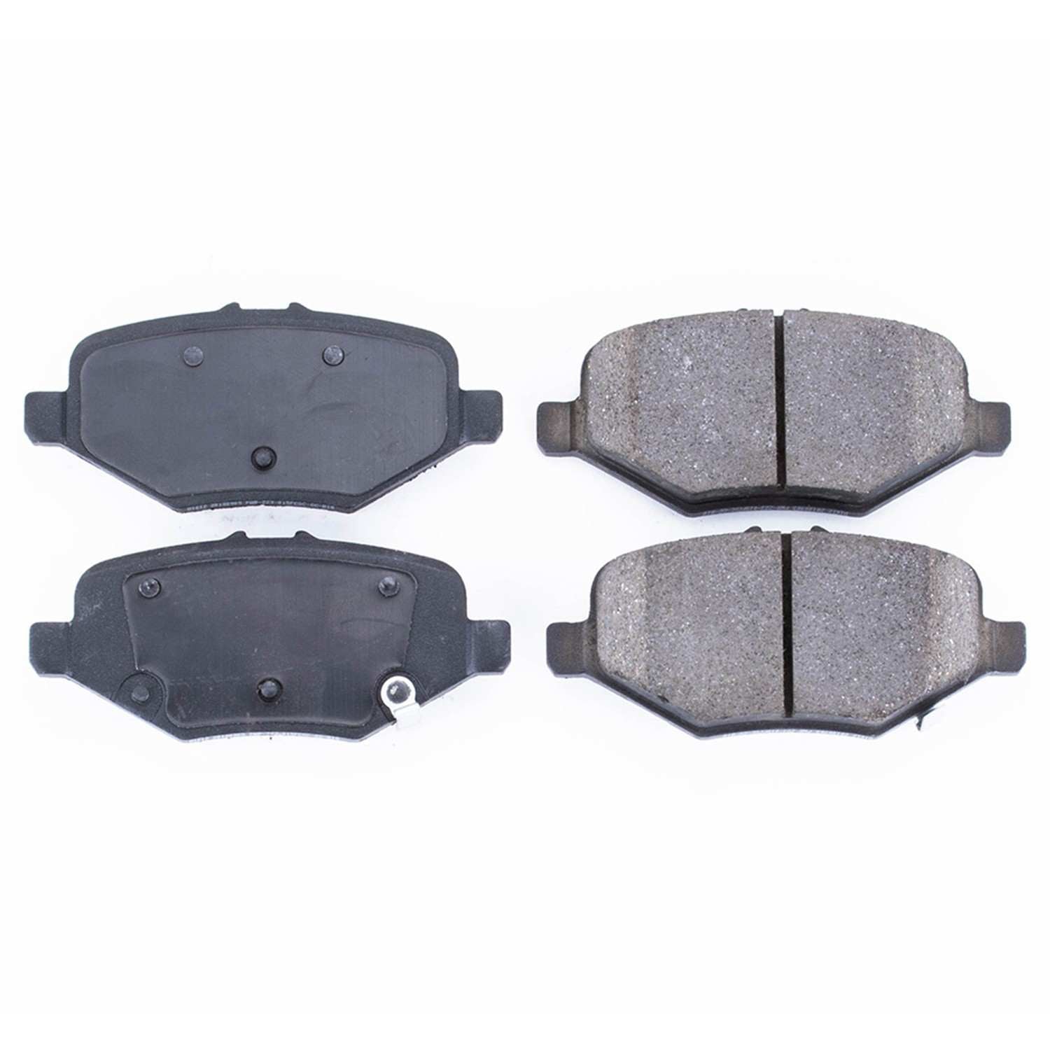 Front View of Rear Disc Brake Pad Set POWERSTOP 16-1612