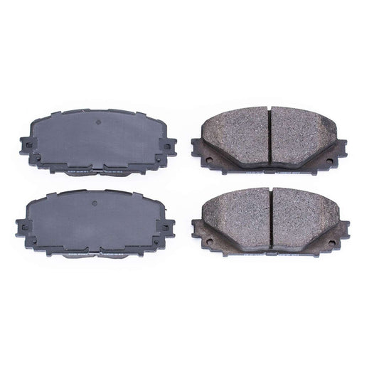 Front View of Front Disc Brake Pad Set POWERSTOP 16-1628