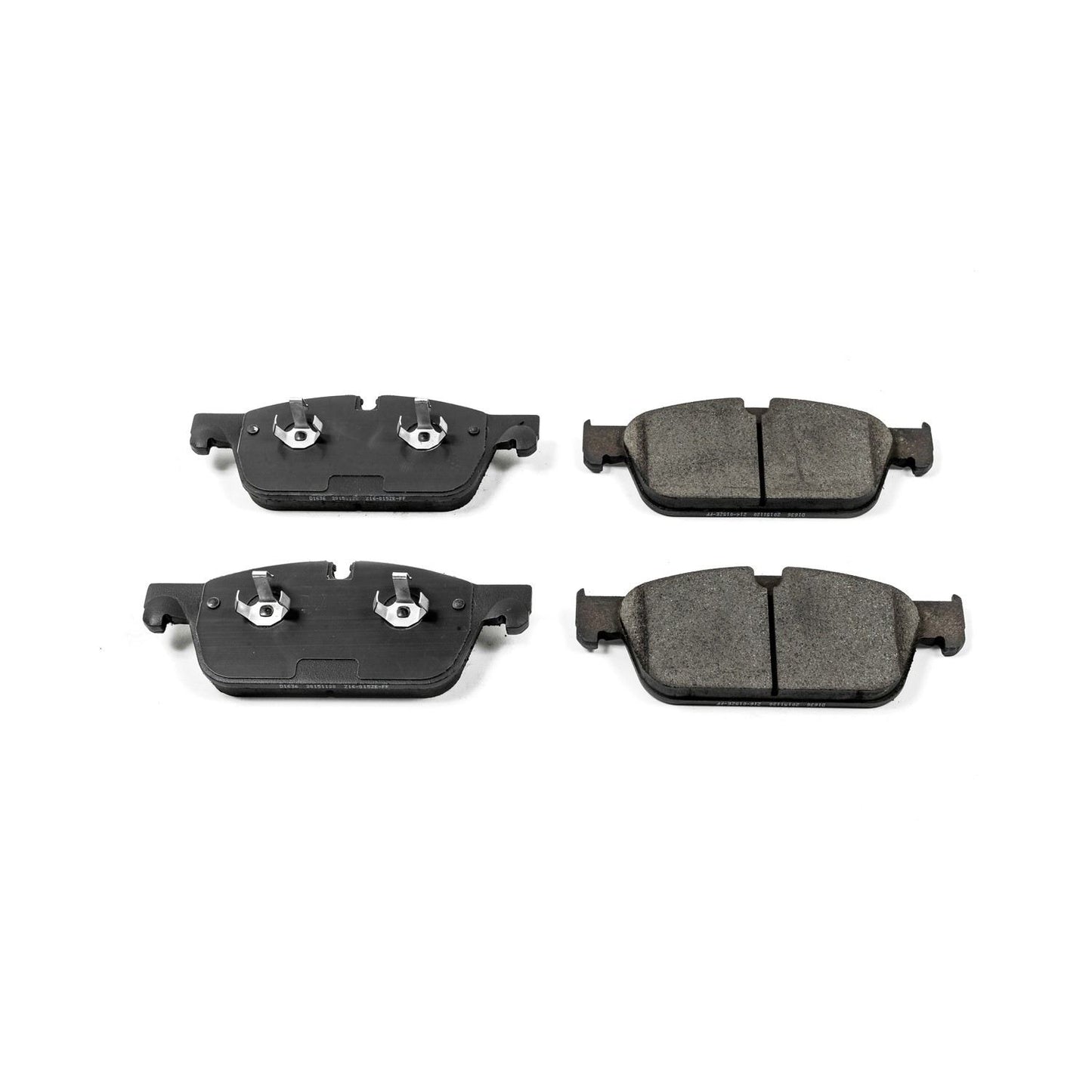 Front View of Front Disc Brake Pad Set POWERSTOP 16-1636