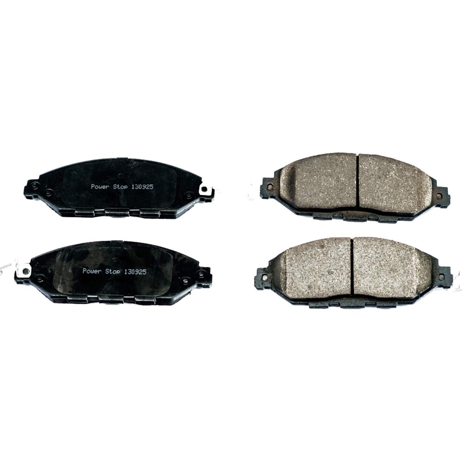 Front View of Front Disc Brake Pad Set POWERSTOP 16-1649