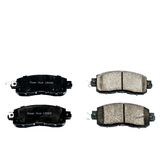 Front View of Front Disc Brake Pad Set POWERSTOP 16-1650