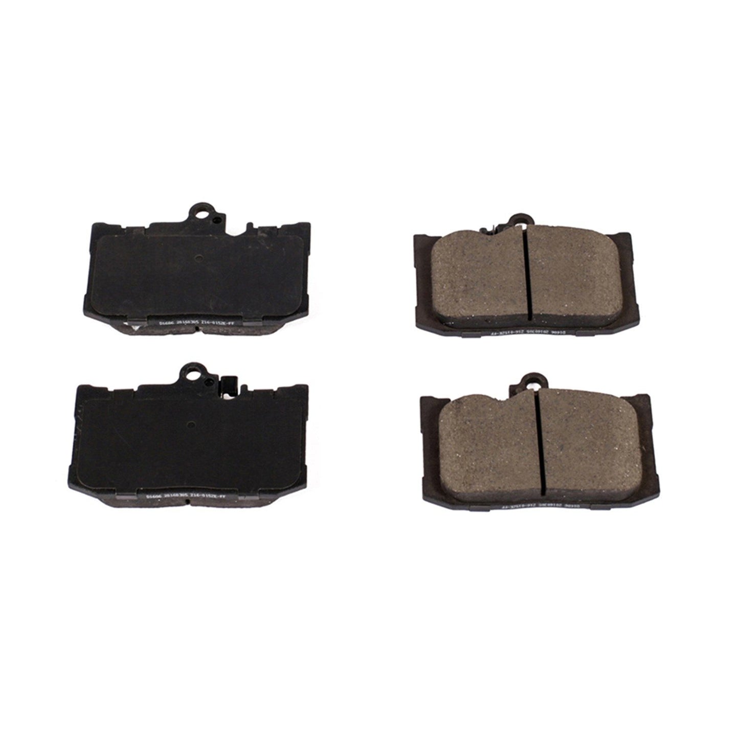 Front View of Front Disc Brake Pad Set POWERSTOP 16-1686