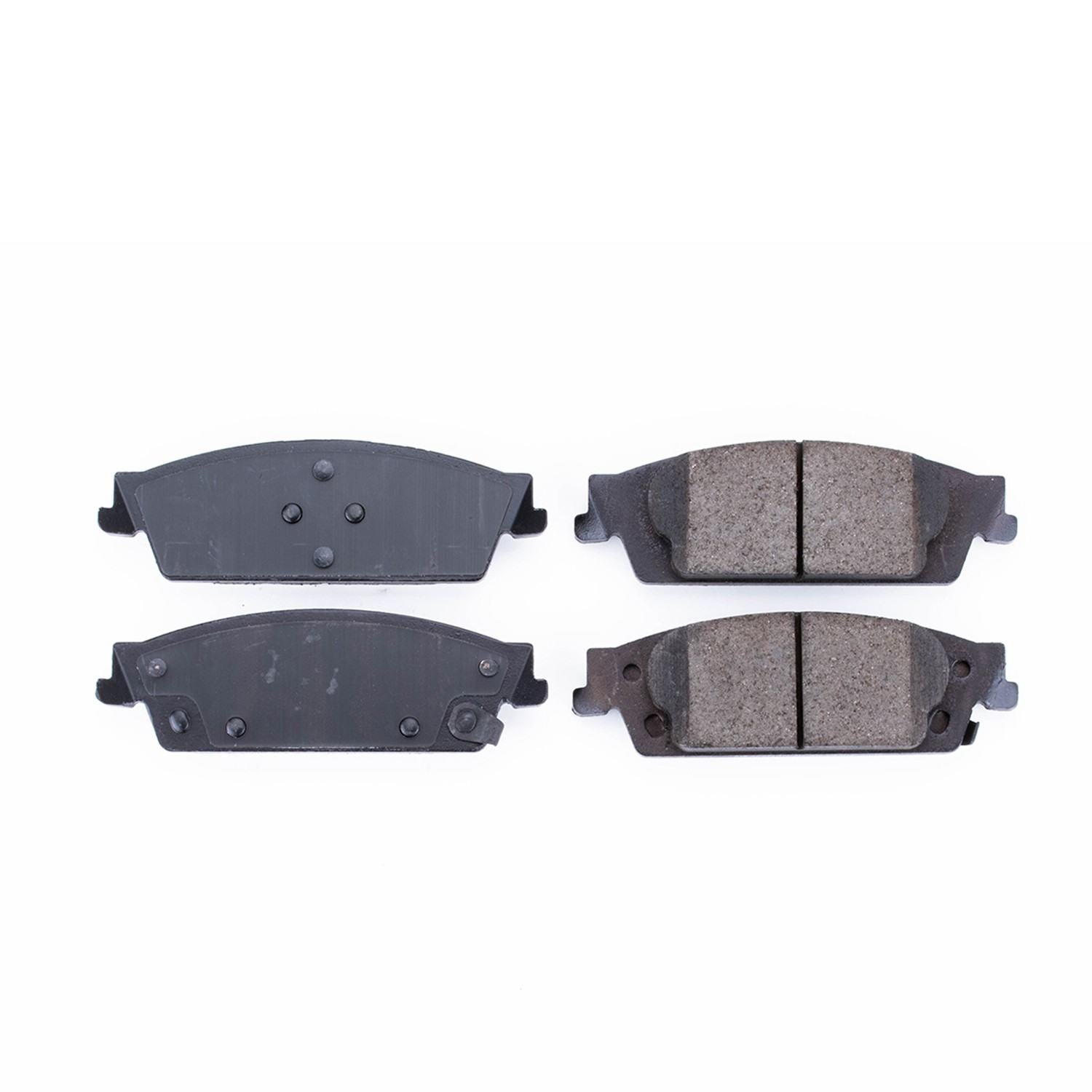 Front View of Rear Disc Brake Pad Set POWERSTOP 16-1707