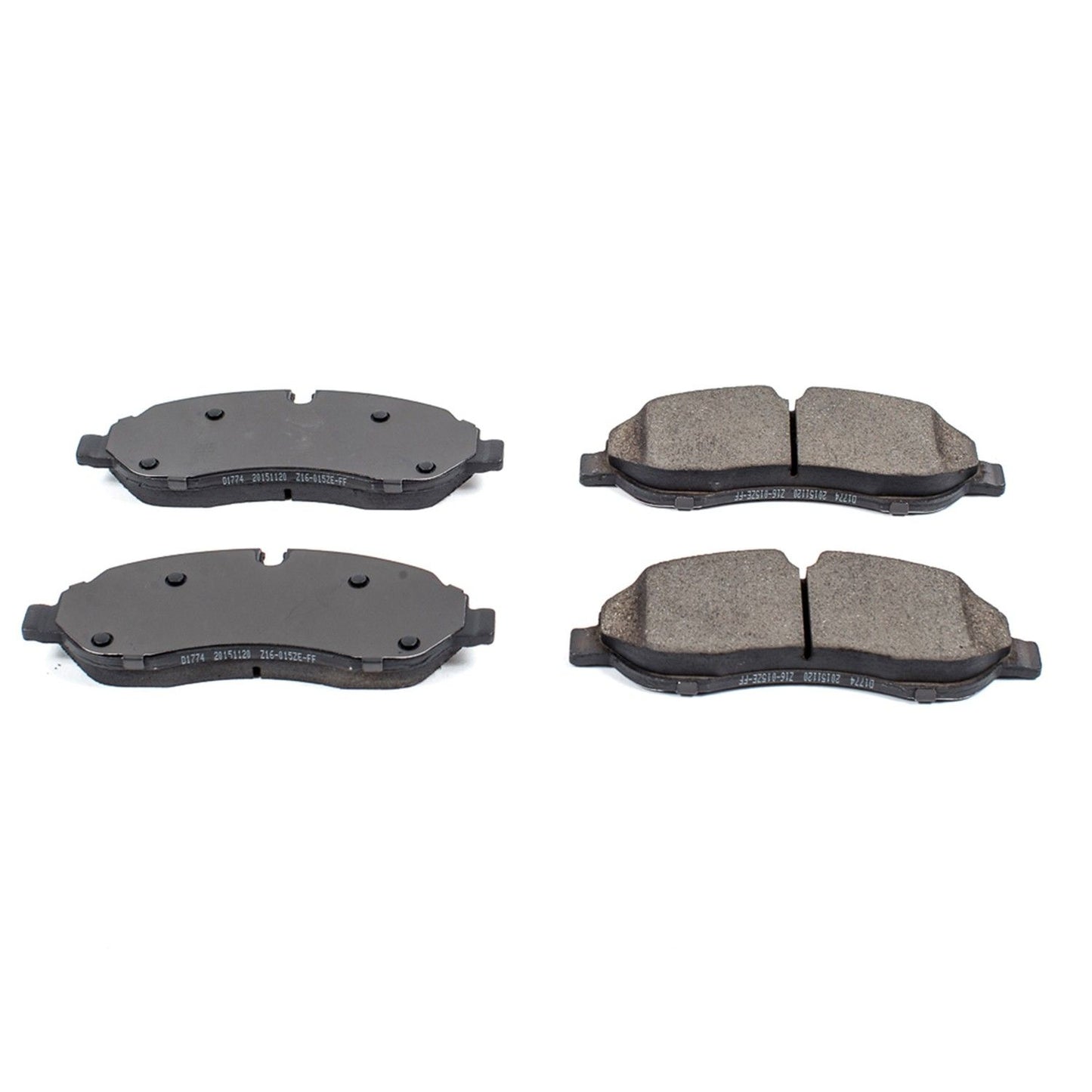 Front View of Front Disc Brake Pad Set POWERSTOP 16-1774