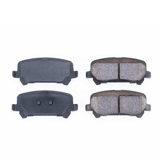 Front View of Rear Disc Brake Pad Set POWERSTOP 16-1806