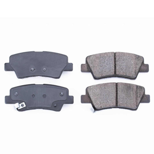 Front View of Rear Disc Brake Pad Set POWERSTOP 16-1848