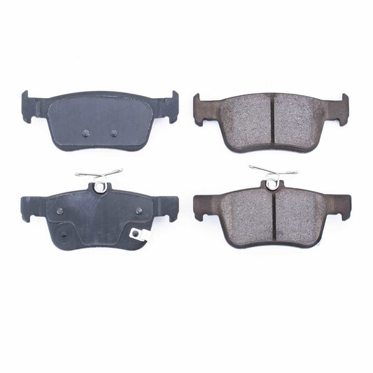 Front View of Rear Disc Brake Pad Set POWERSTOP 16-1878