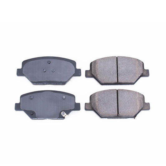 Front View of Front Disc Brake Pad Set POWERSTOP 16-1886