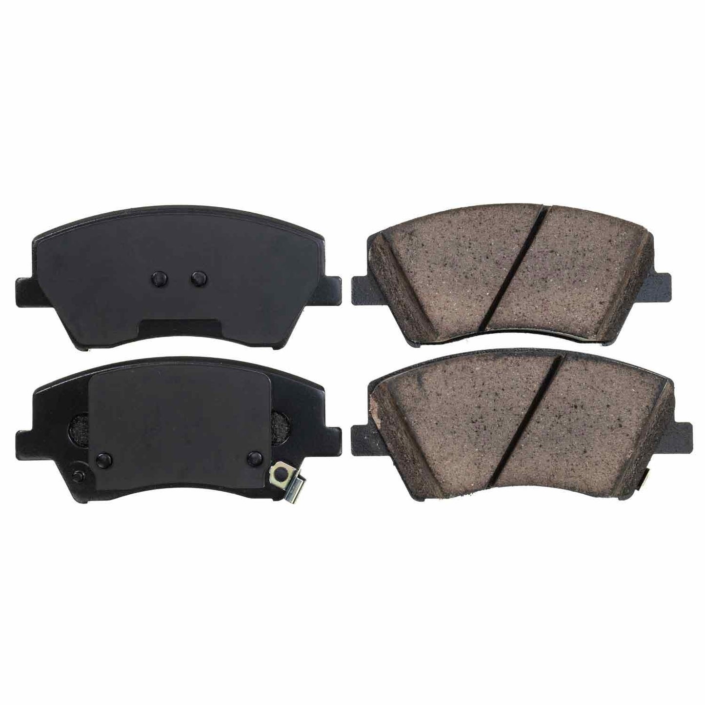 Front View of Front Disc Brake Pad Set POWERSTOP 16-1912