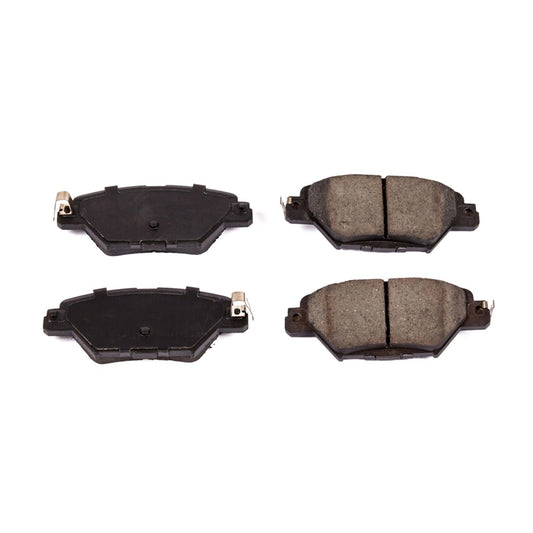 Front View of Rear Disc Brake Pad Set POWERSTOP 16-1934