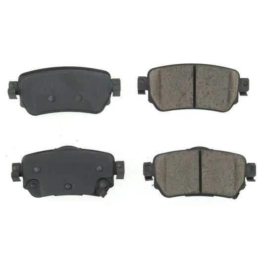 Front View of Rear Disc Brake Pad Set POWERSTOP 16-1965