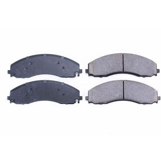 Front View of Front Disc Brake Pad Set POWERSTOP 16-2018