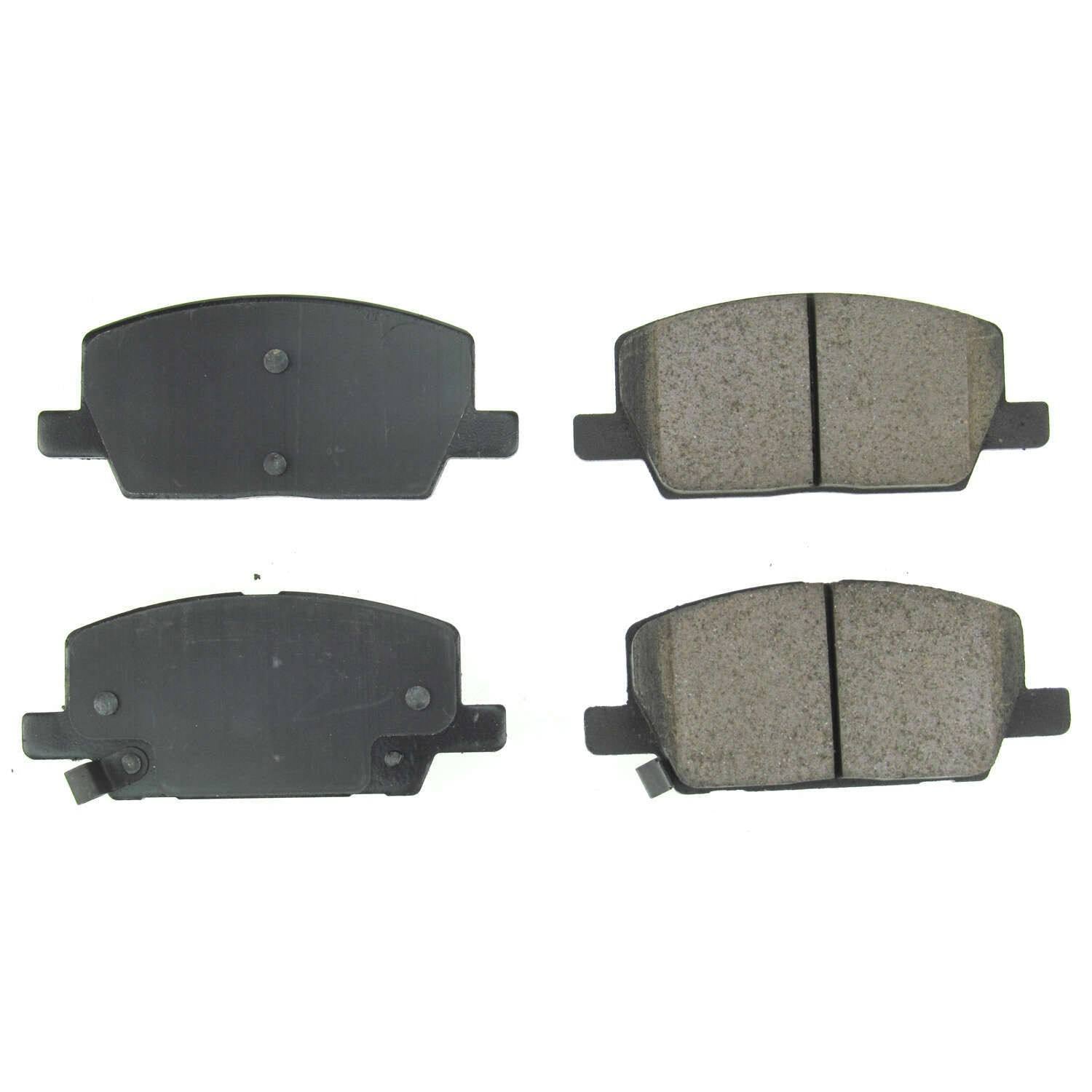 Front View of Front Disc Brake Pad Set POWERSTOP 16-2019