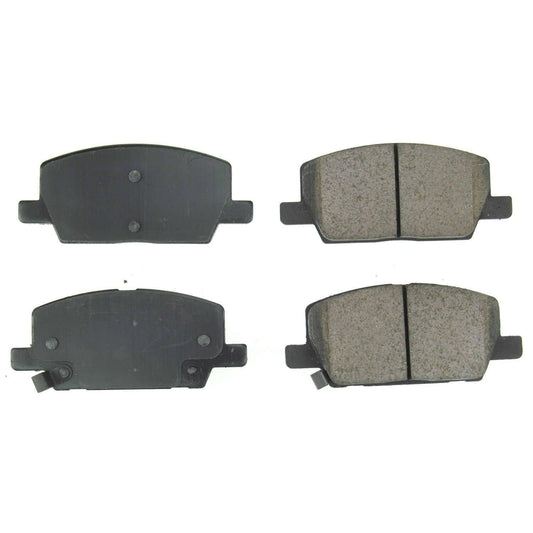 Front View of Front Disc Brake Pad Set POWERSTOP 16-2019