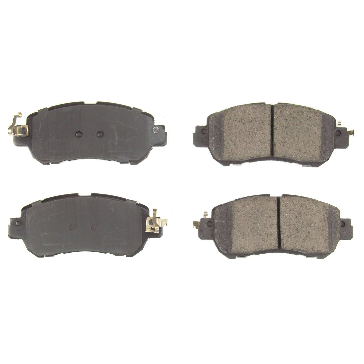 Front View of Front Disc Brake Pad Set POWERSTOP 16-2038