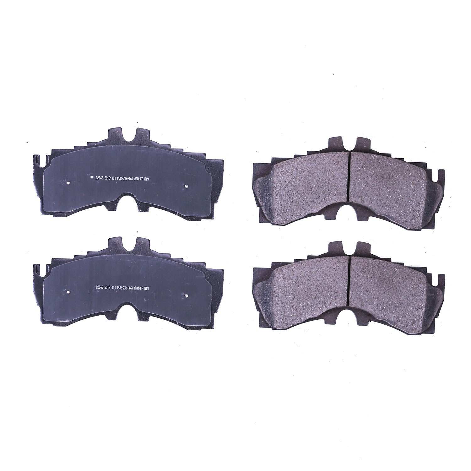 Front View of Front Disc Brake Pad Set POWERSTOP 16-2062