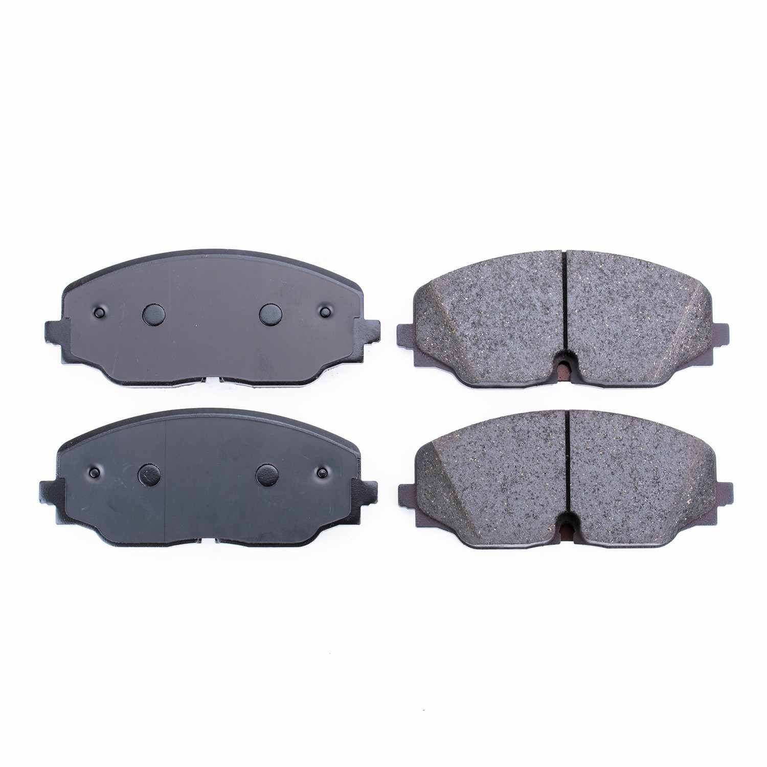 Front View of Front Disc Brake Pad Set POWERSTOP 16-2074