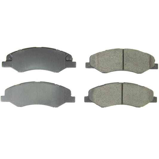 Front View of Front Disc Brake Pad Set POWERSTOP 16-2089