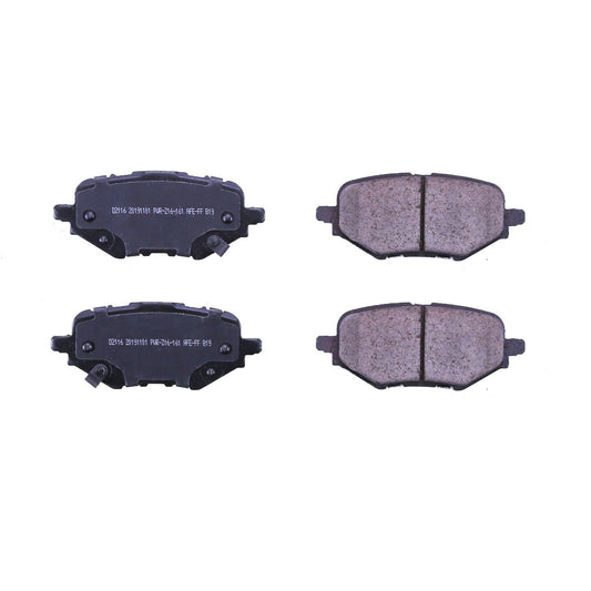 Front View of Rear Disc Brake Pad Set POWERSTOP 16-2116