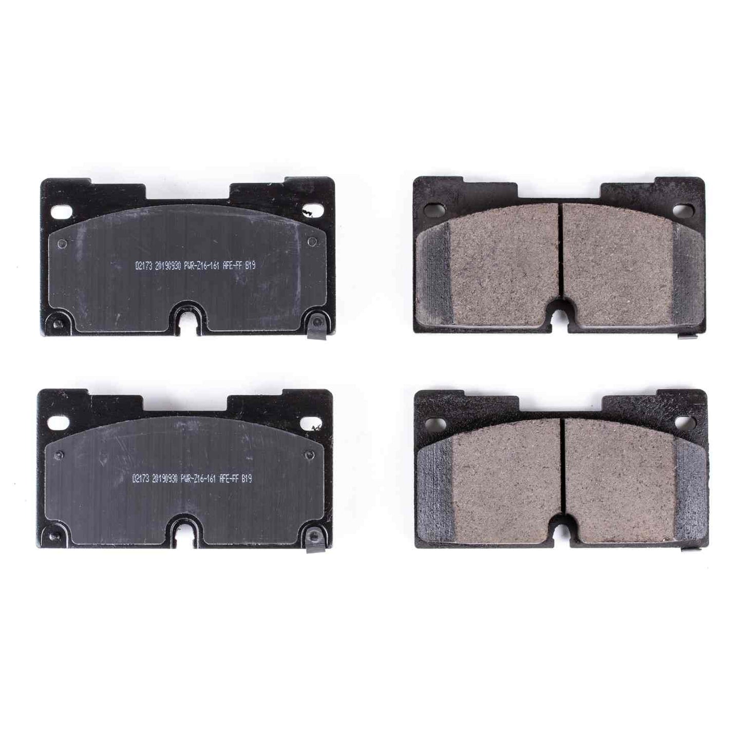 Front View of Front Disc Brake Pad Set POWERSTOP 16-2173