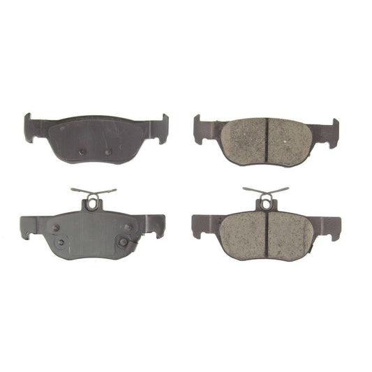 Front View of Rear Disc Brake Pad Set POWERSTOP 16-2219