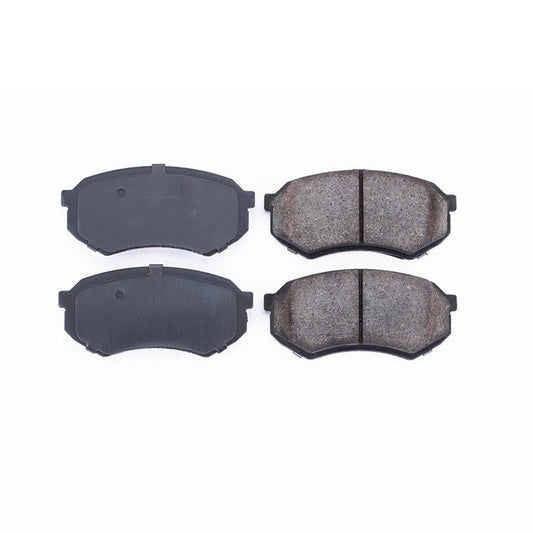 Front View of Front Disc Brake Pad Set POWERSTOP 16-389