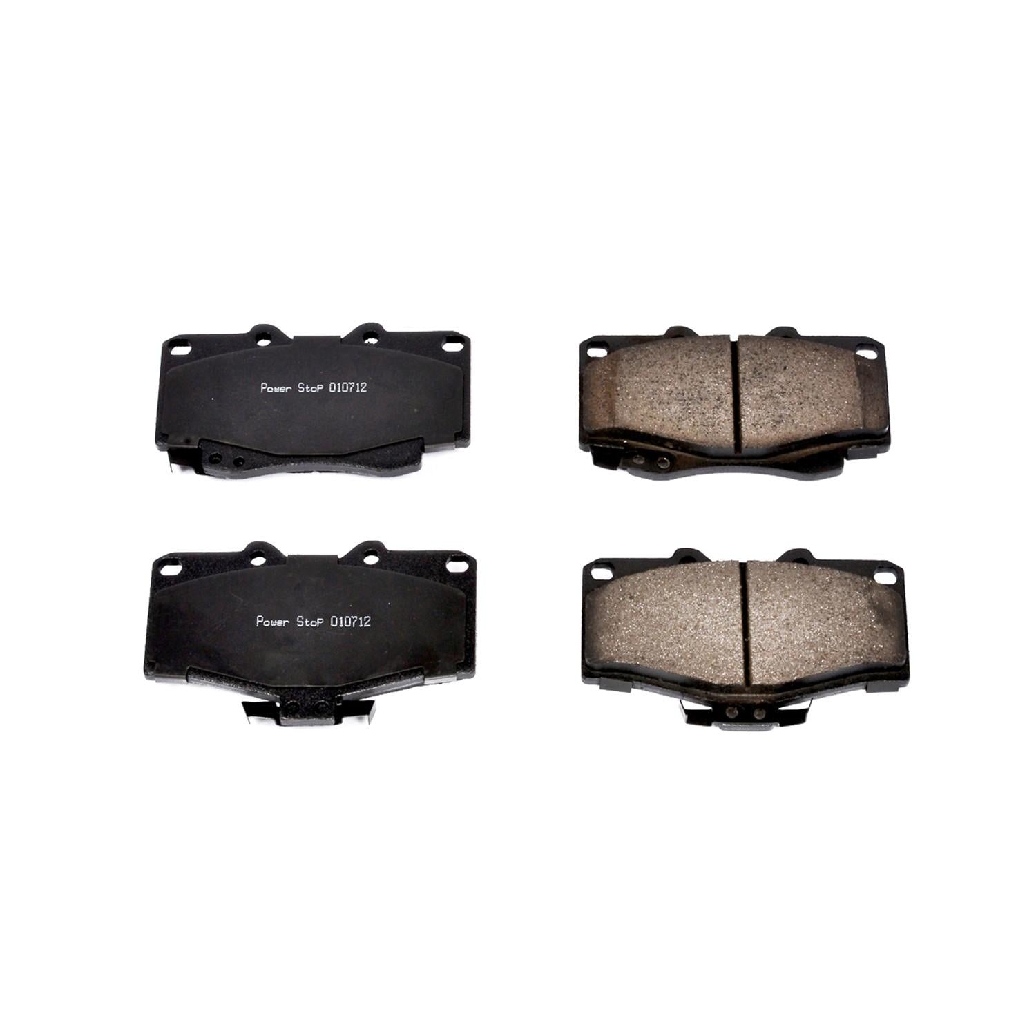 Front View of Front Disc Brake Pad Set POWERSTOP 16-436