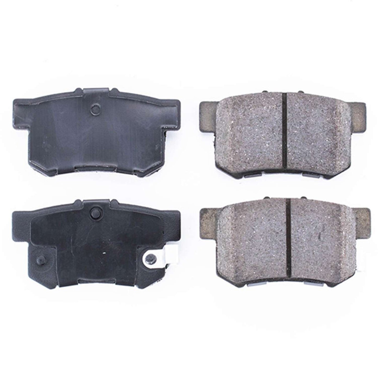 Front View of Rear Disc Brake Pad Set POWERSTOP 16-537