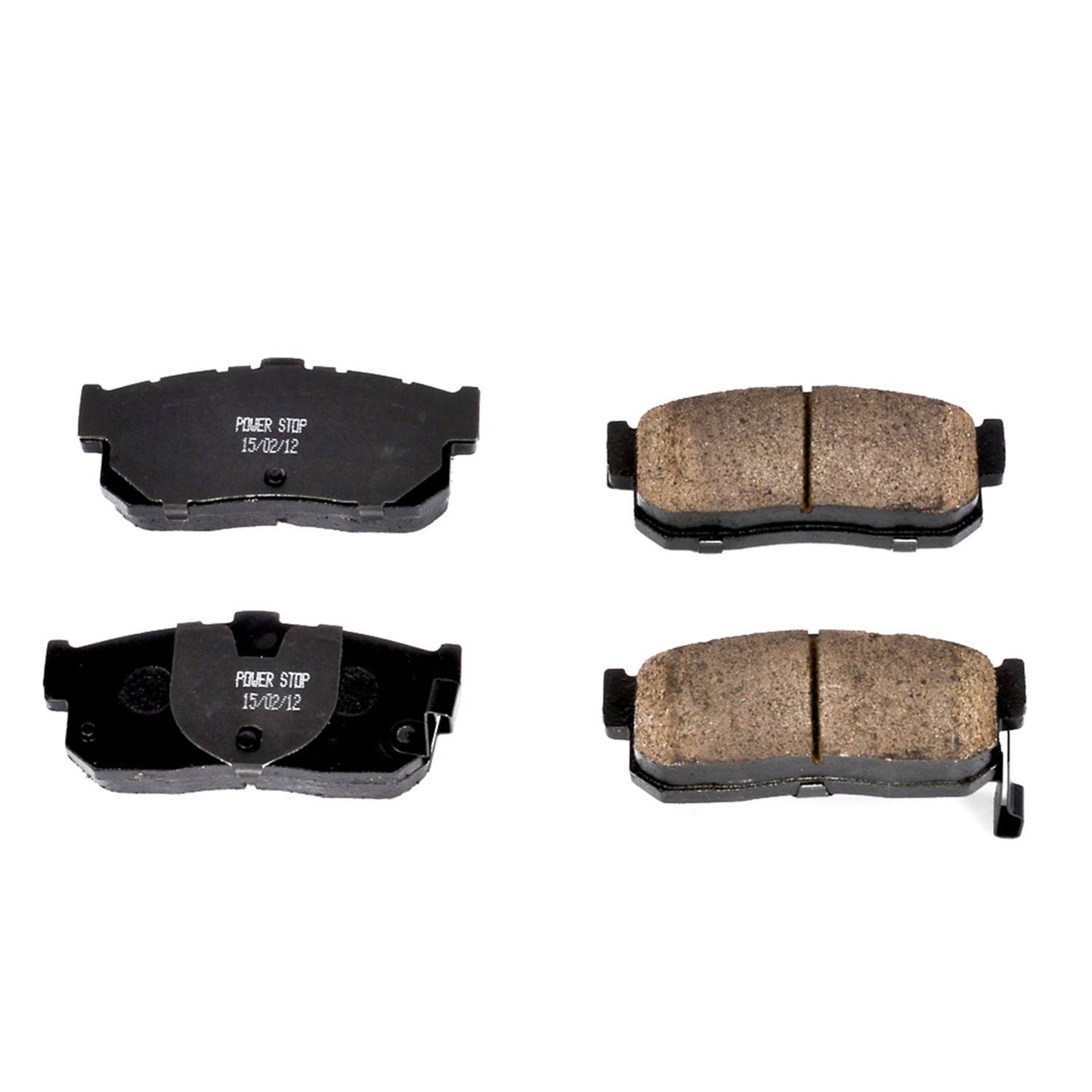 Front View of Rear Disc Brake Pad Set POWERSTOP 16-540