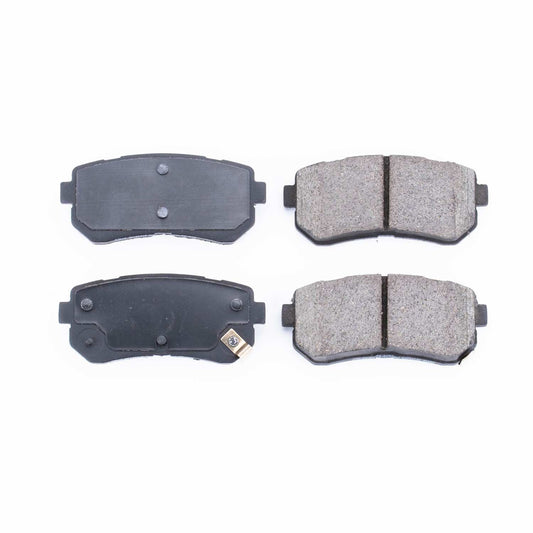 Front View of Rear Disc Brake Pad Set POWERSTOP 16-6010