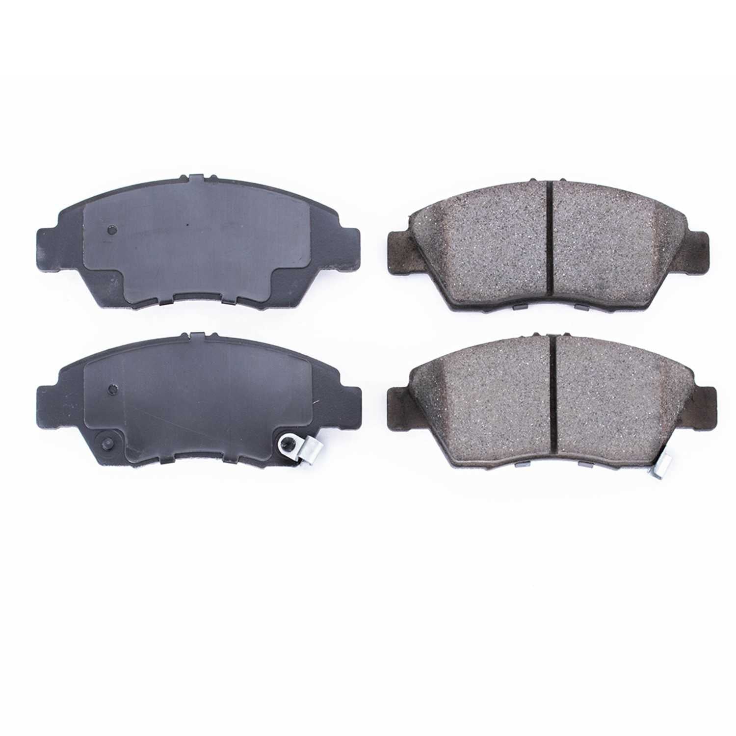 Front View of Front Disc Brake Pad Set POWERSTOP 16-621