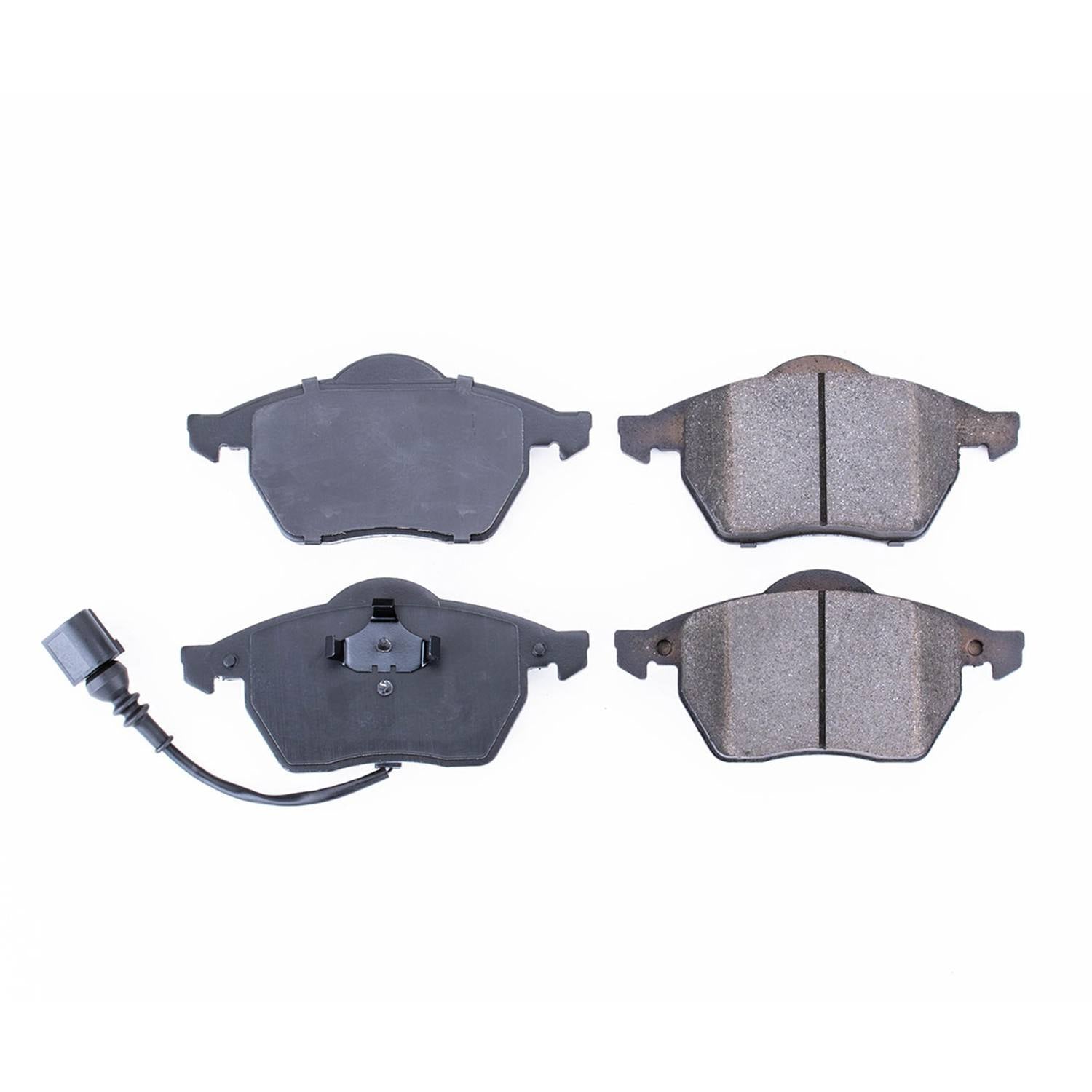 Front View of Front Disc Brake Pad Set POWERSTOP 16-687A