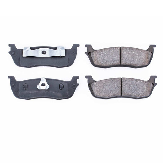 Front View of Rear Disc Brake Pad Set POWERSTOP 16-711