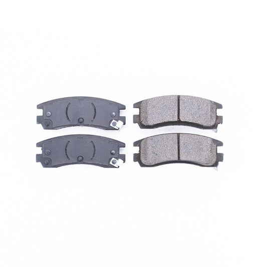 Front View of Rear Disc Brake Pad Set POWERSTOP 16-714