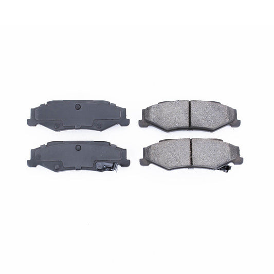 Front View of Rear Disc Brake Pad Set POWERSTOP 16-732