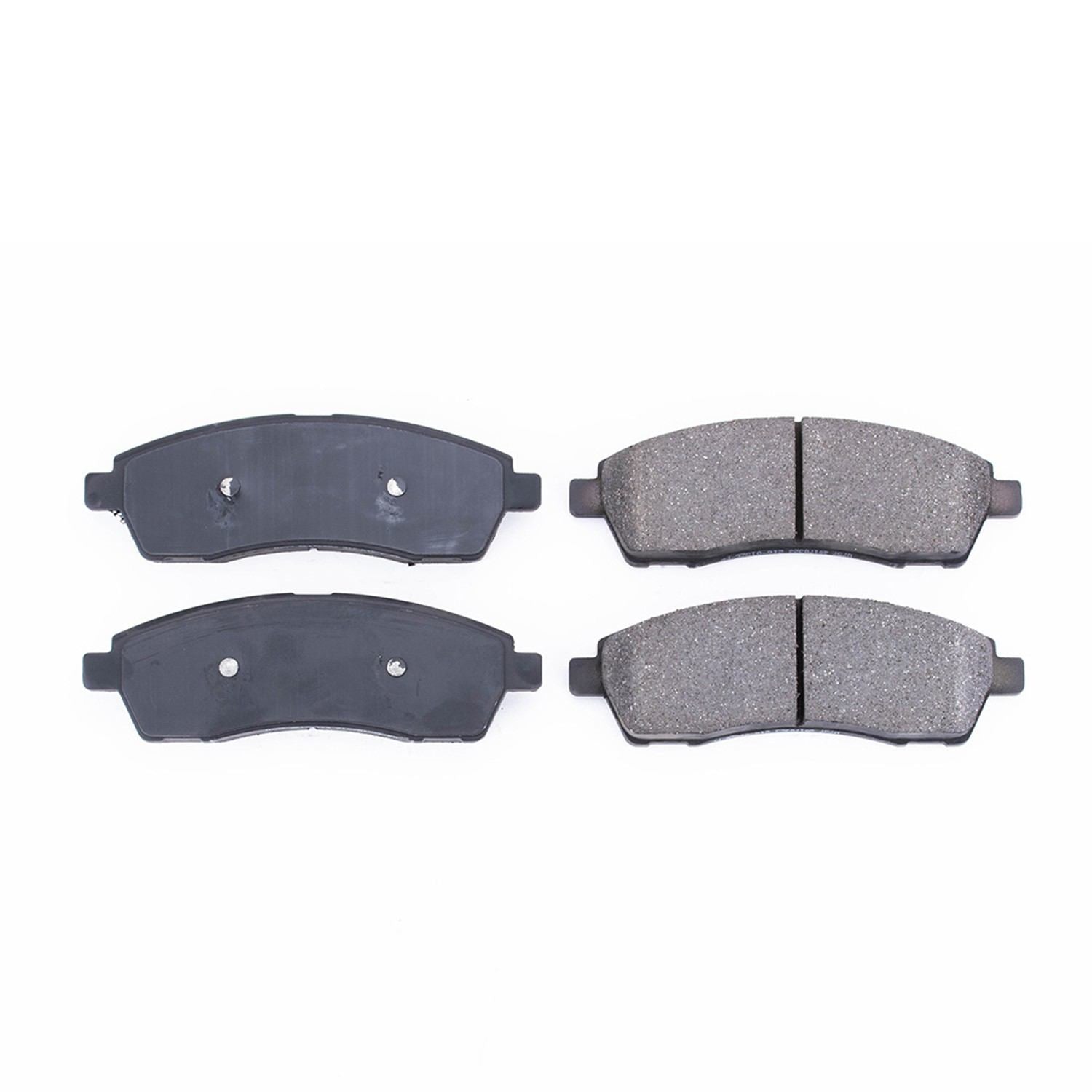 Front View of Rear Disc Brake Pad Set POWERSTOP 16-757