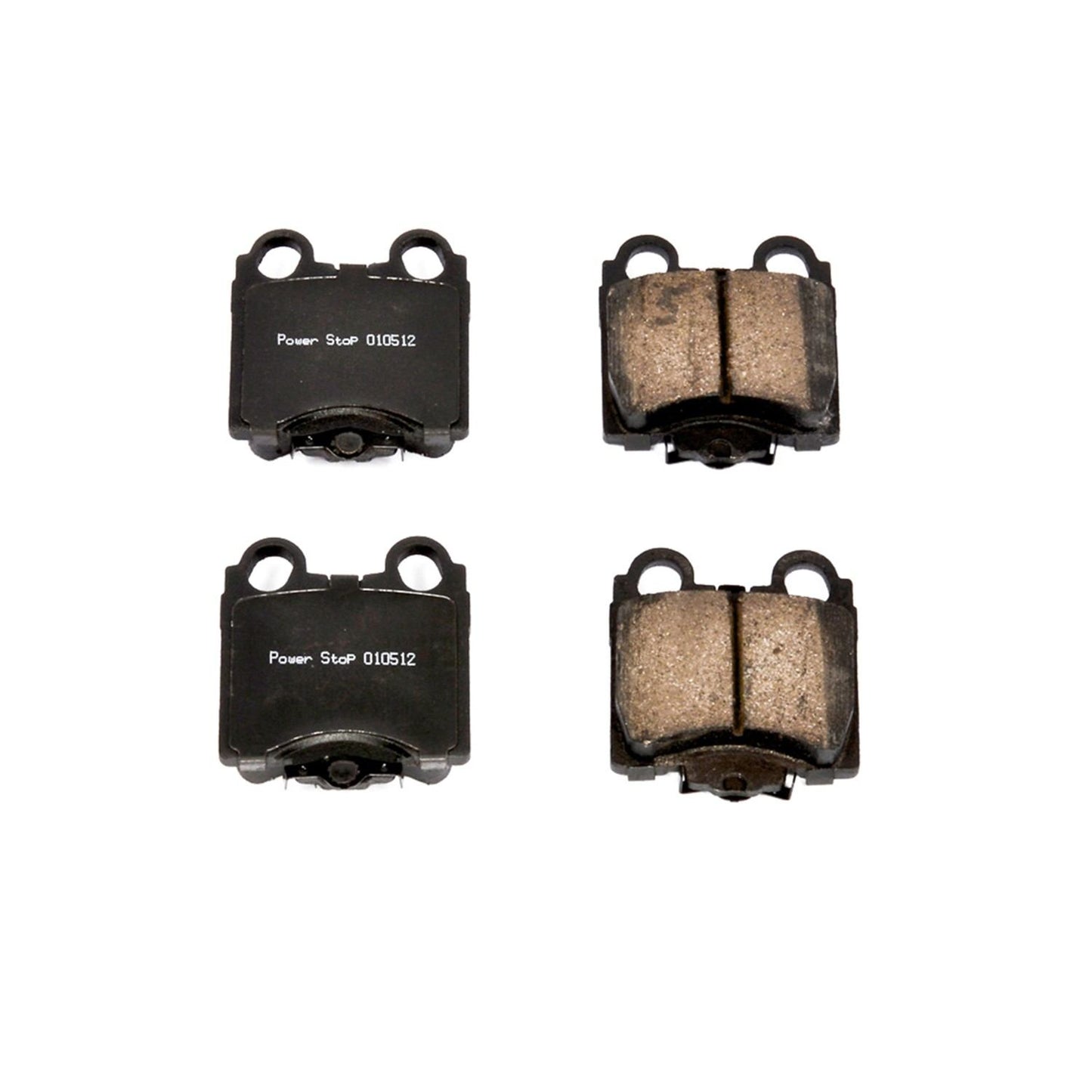 Front View of Rear Disc Brake Pad Set POWERSTOP 16-771